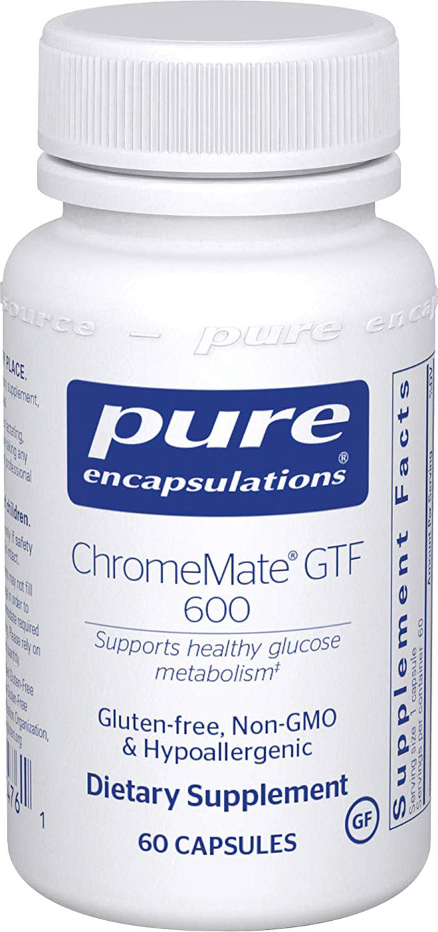 ChromeMate® GTF 600, 60 Capsules , Brand_Pure Encapsulations Form_Capsules Not Emersons Size_60 Caps