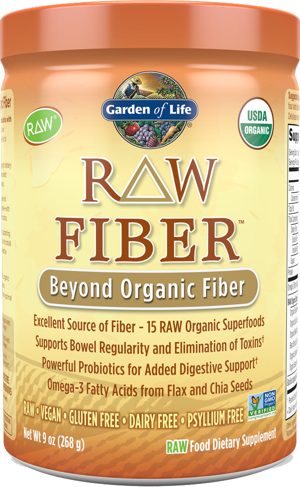 RAW Fiber™ Organic Powder, 12 oz Packet , Brand_Garden of Life Form_Powder powder Size_12 Oz