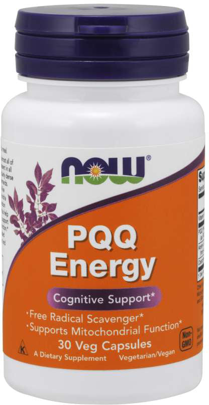 PQQ Energy, 30 Veg Capsules , Brand_NOW Foods Form_Veg Capsules Size_30 Caps