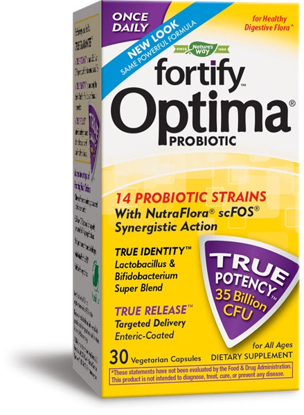 Fortify™ Optima® 35 Billion Probiotic, 30 Veg Capsules , Brand_Nature's Way Form_Veg Capsules Size_30 Caps