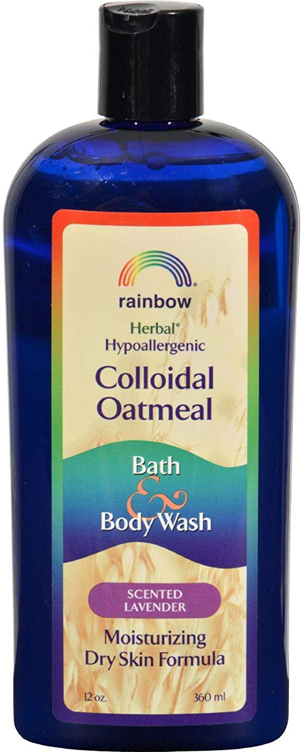 Colloidal Oatmeal Bath & Body Wash, Lavender Fragrance, 12 Fl Oz (360 mL) Liquid , Brand_Rainbow Research Form_Liquid Size_12 Fl Oz