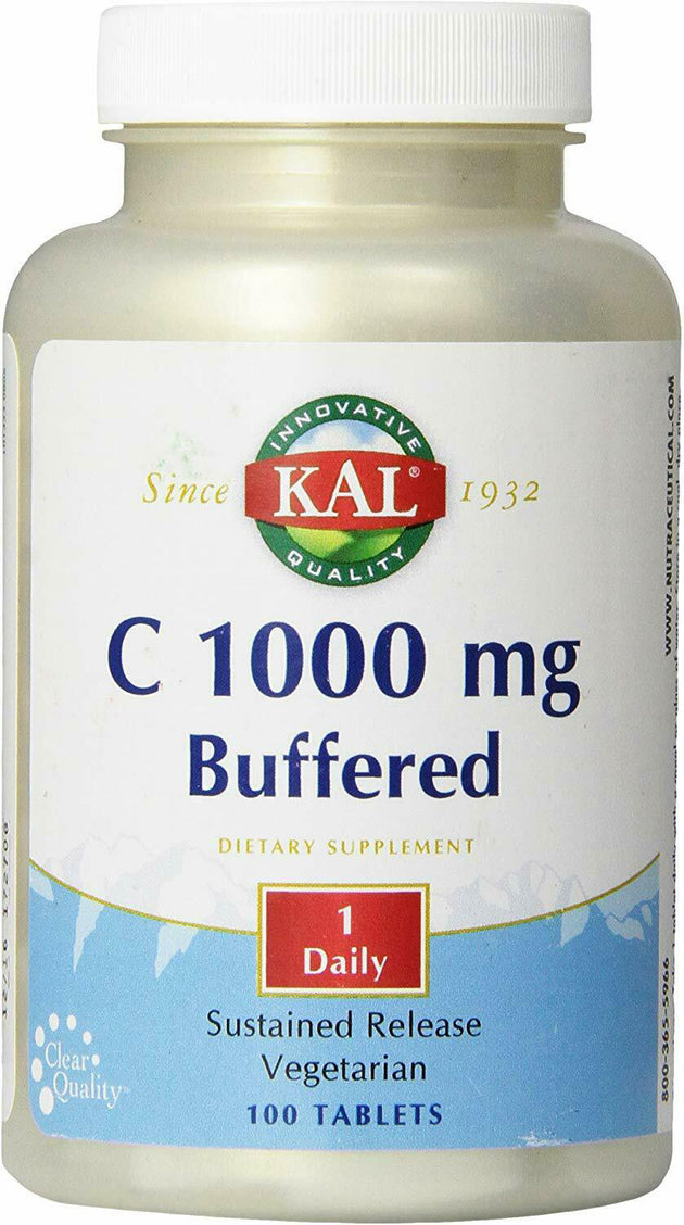 C 1000 mg Buffered, 1000 mg, 100 Sustained Release Tablets