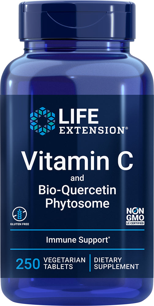 Vitamin C and Bio-Quercetin Phytosome, 250 Vegetarian Tablets ,