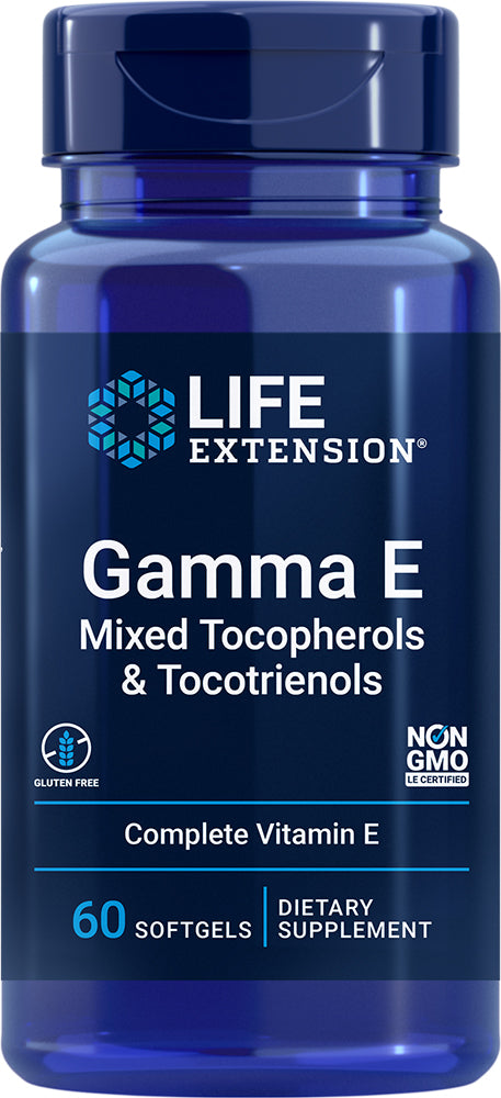 Gamma E with Mixed Tocopherols, 60 Softgels ,