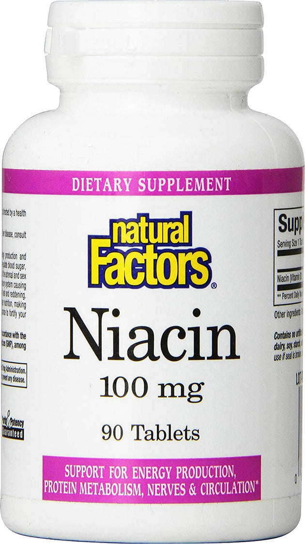 Niacin, 100 mg, 90 Tablets , 20% Off - Everyday [On]