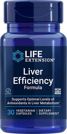 Liver Efficiency Formula, 30 Vegetarian Capsules ,