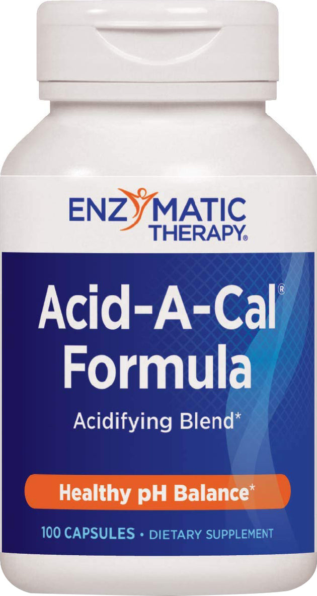 Acid-A-Cal, 100 Capsules , Brand_Enzymatic Therapy Form_Capsules Size_100 Caps