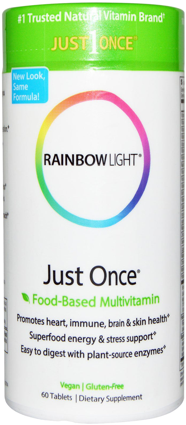 Just Once® Food-Based Multivitamin, 60 Tablets , Brand_Rainbow Light Form_Tablets Size_60 Tabs