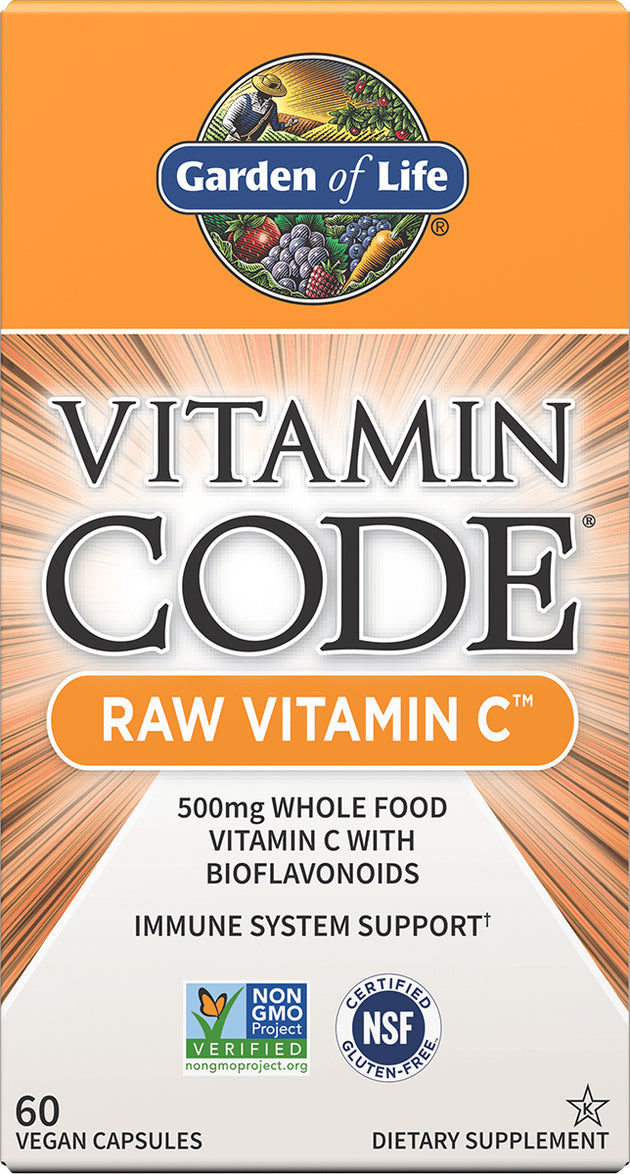 Vitamin Code Raw Vitamin C, 500 mg Whole Food Vitamin C with Bioflavonoids, 60 Vegan Capsules , 20% Off - Everyday [On] This is a Vitamin C Product