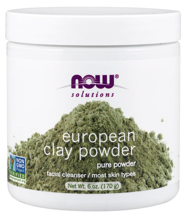 European Clay Powder, 6 oz. , Brand_NOW Foods Form_Powder Size_6 Oz