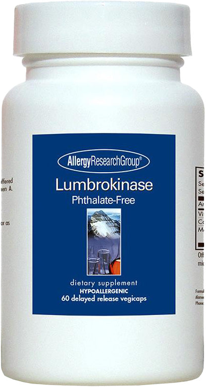 Lumbrokinase, 60 Capsules , Brand_Allergy Research Group