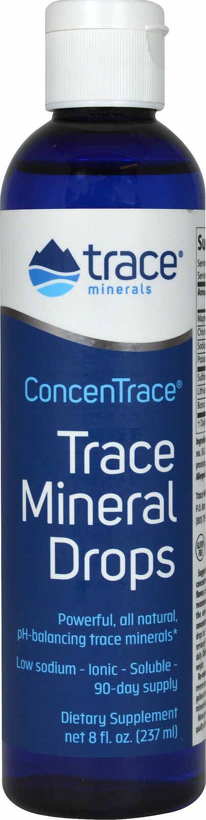 ConcenTrace® Trace Mineral Drops, 8 Fl Oz (237 mL) Liquid , Brand_Trace Minerals Form_Liquid Size_8 Oz