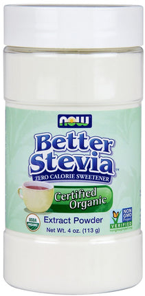 Organic BetterStevia&reg; Extract Powder, 4 Oz Powder
