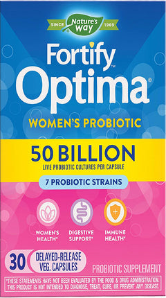 Fortify™ Optima® Women's Probiotic, 50 Billion, 30 Vegetarian Capsules