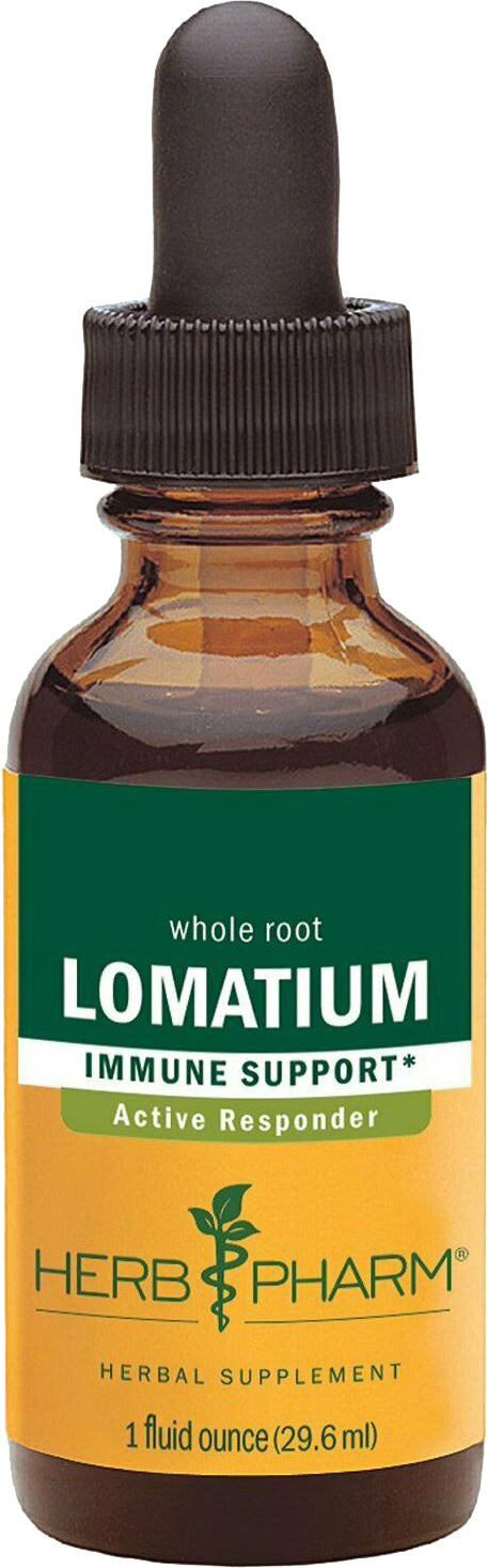 Whole Root Lomatium, 1 Fl Oz (29.6 mL) Liquid , Brand_Herb Pharm Form_Liquid Size_1 Fl Oz