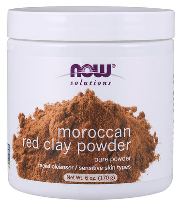 Red Clay Powder Moroccan, 6 oz. , Brand_NOW Foods Form_Powder Size_6 Oz