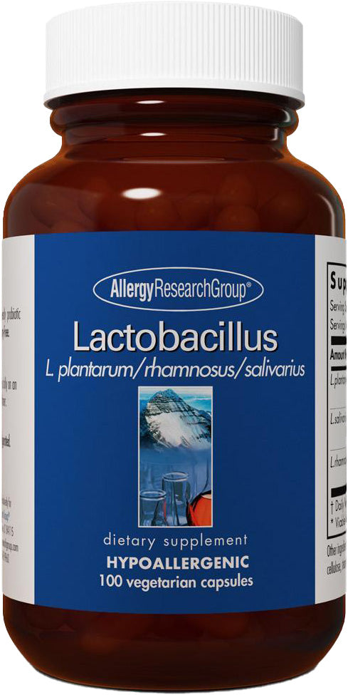 Lactobacillus, 100 Vegetarian Capsules , Brand_Allergy Research Group