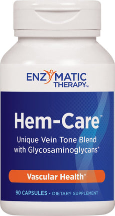 Hem-Care, 90 Capsules , Brand_Enzymatic Therapy Form_Capsules Size_90 Caps