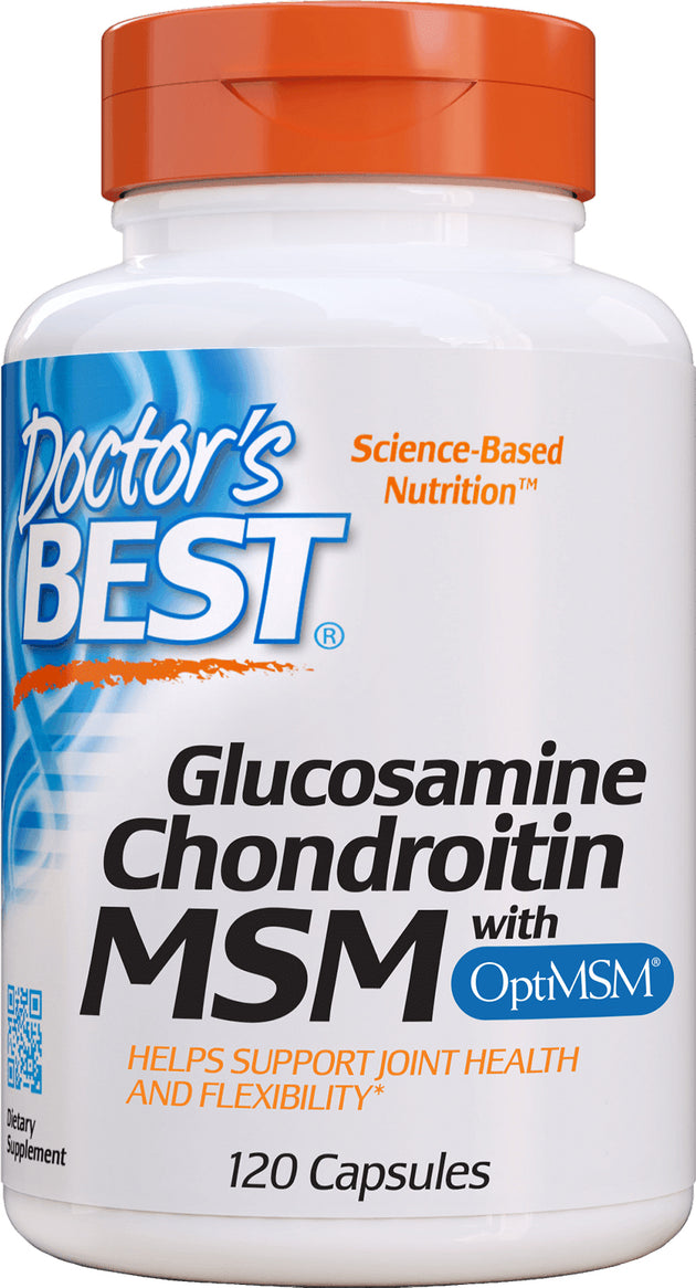 Glucosamine Chondroitin MSM, 120 Capsules , Brand_Doctor's Best Form_Capsules Size_120 Caps