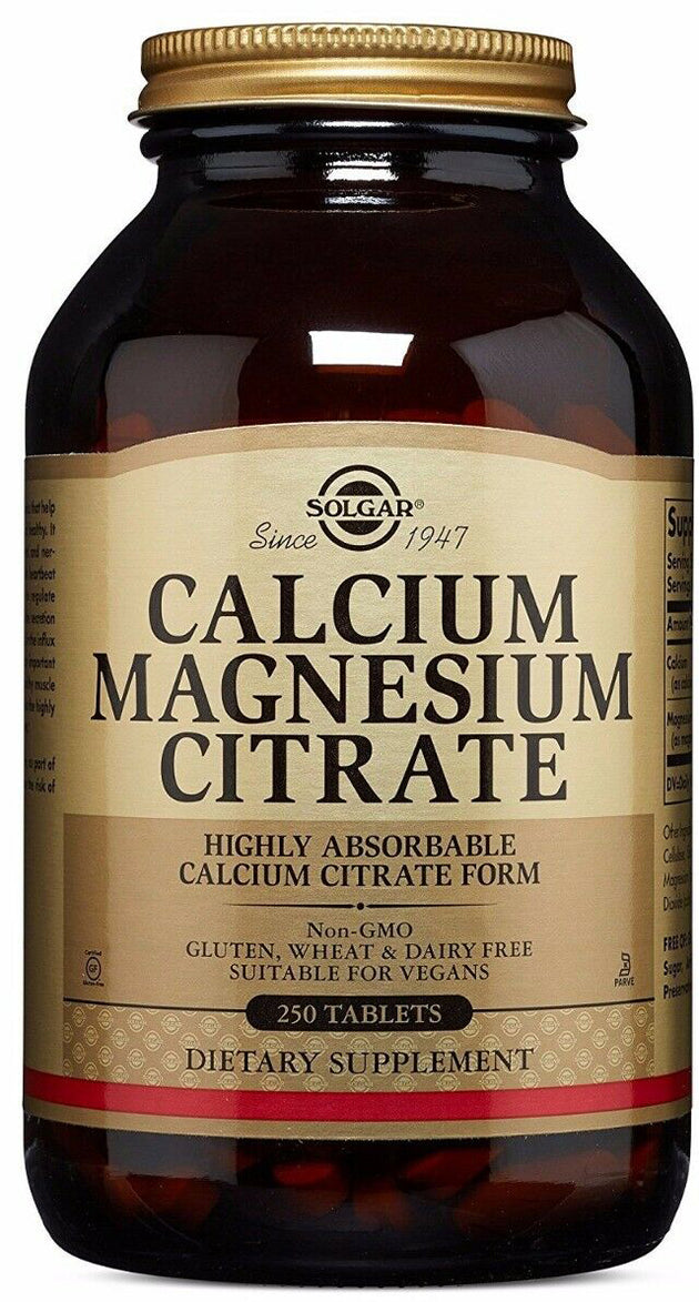 Calcium Magnesium Citrate, 250 Tablets