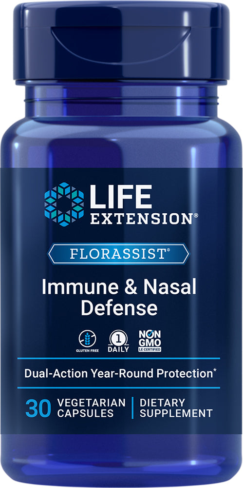 FLORASSIST® Immune & Nasal Defense, 30 Vegetarian Capsules , Brand_Life Extension Form_Vegetarian Capsules Size_30 Caps