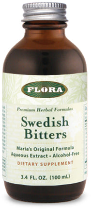 Swedish Bitters (Alcohol-Free), 3.4 fl oz , Brand_Flora Form_Liquid Size_3.4 Fl Oz