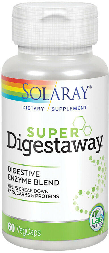 Super Digestaway, 60 Capsules , Brand_Solaray Form_Capsules Size_60 Caps