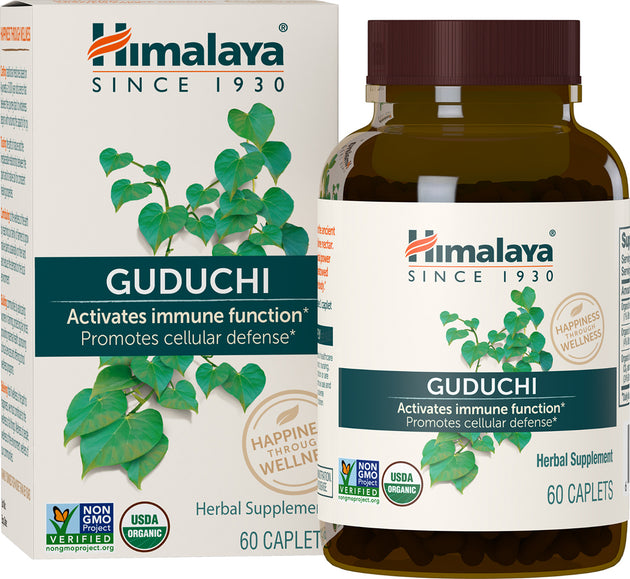 Guduchi, 60 Caplets , Brand_Himalaya Herbal Healthcare Form_Caplets Size_60 Caps
