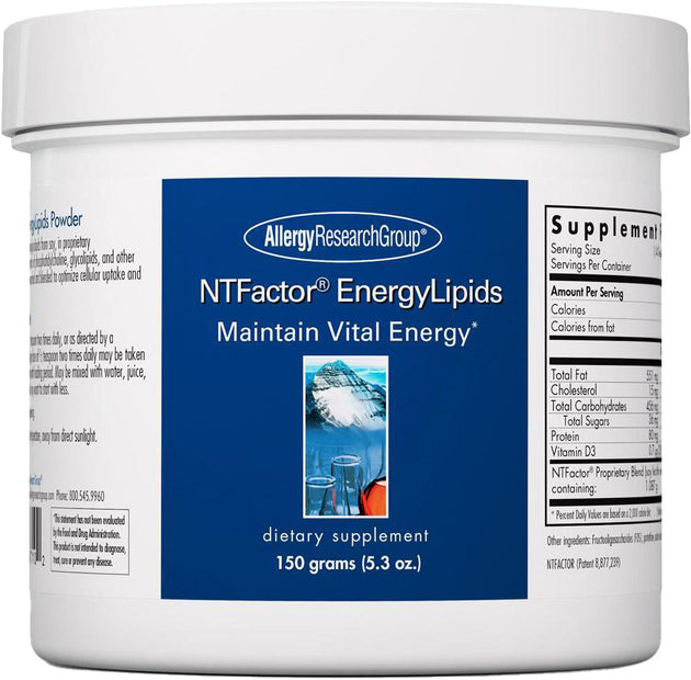 NTFactor® EnergyLipids, 150 g (5.3 Oz) Powder , Brand_Allergy Research Group