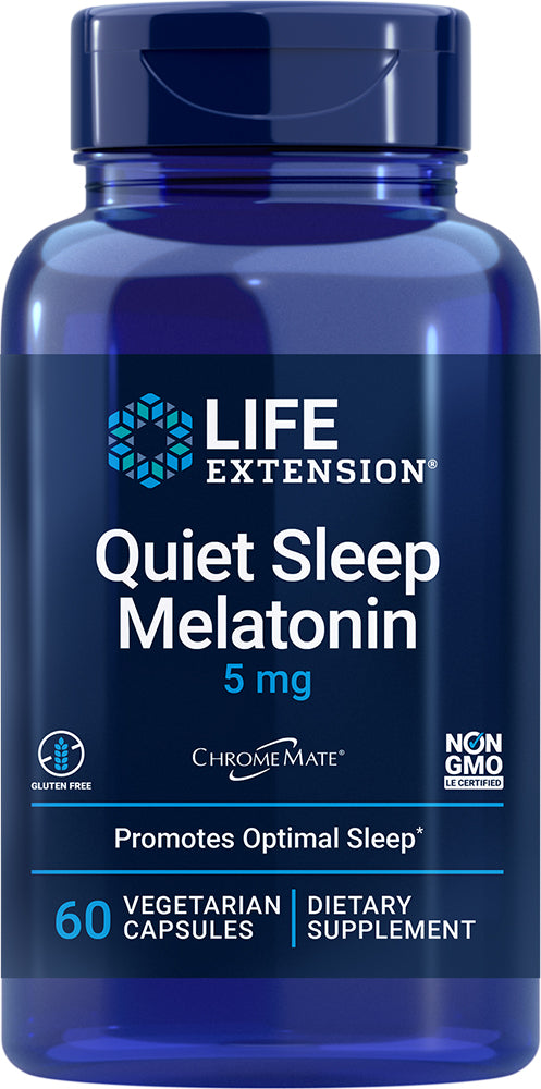 Quiet Sleep Melatonin, 60 Vegetarian Capsules ,