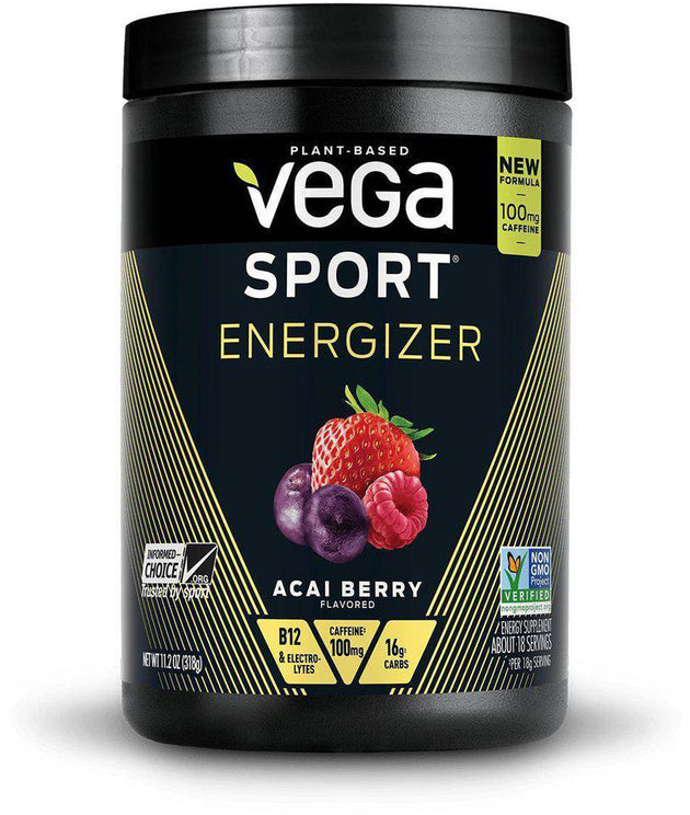Vega Sport® Energizer, Strawberry Lemonade Flavor, 16.1 oz , Brand_Vega Flavor_Strawberry Lemonade Form_Powder Size_16 Oz