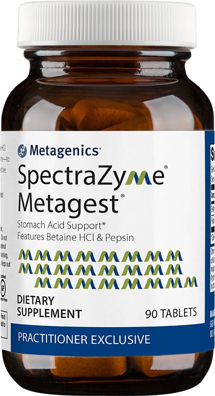 SpectraZyme® Metagest® (formerly Metagest), 90 Tablets , Emersons Form_Tablets tabs