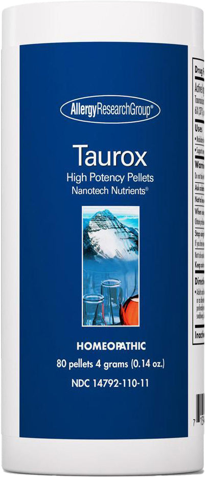 Taurox™ 4X, 80 Pellets 4 grams (0.14 Oz) Tablets , Brand_Allergy Research Group