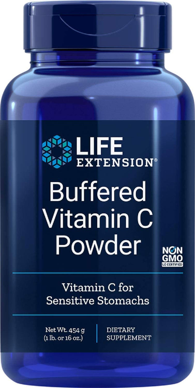 Buffered Vitamin C, 454 g Powder , Brand_Life Extension Form_Powder Size_16 Oz
