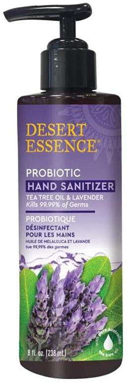 Probiotic Hand Sanitizer, Tea Tree and Lavender Fragrance, 8 Fl Oz (238 mL) Gel , 20% Off - Everyday [On]