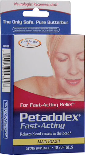 Petadolex FastActing, 10 Softgels , Brand_Enzymatic Therapy Form_Softgels Size_10 Softgels