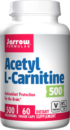Acetyl L-Carnitine 500, 500 mg, 60 Veggie Caps