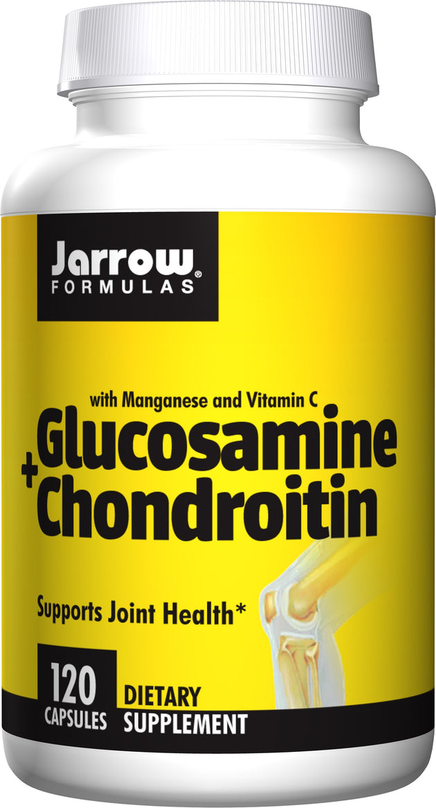 Glucosamine + Chondroitin, 120 Capsules , Brand_Jarrow Formulas Form_Capsules Size_120 Caps