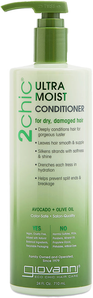 2chic® Avocado and Olive Oil Ultra-Moist Conditioner, 24 Fl Oz (710 mL) Conditioner , 20% Off - Everyday [On]
