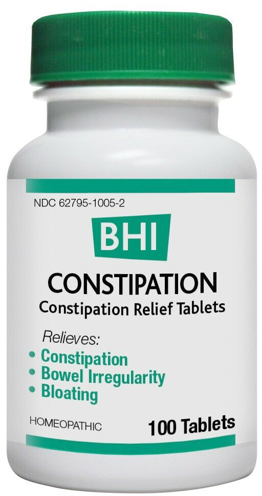 Constipation - Constipation Relief Tablets, 100 Tablets , Brand_Bhi Flavor_Unflavored Form_Tablets Size_100 Count