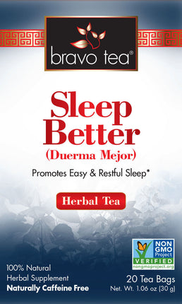 Sleep Better Herbal Tea, 20 Tea Bags , Brand_Bravo Tea Form_Tea Bags Size_20 Count