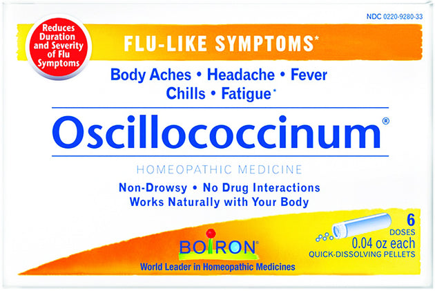 Oscillococcinum, 6 Doses , Brand_Boiron Form_Pellets Size_6 Pellets