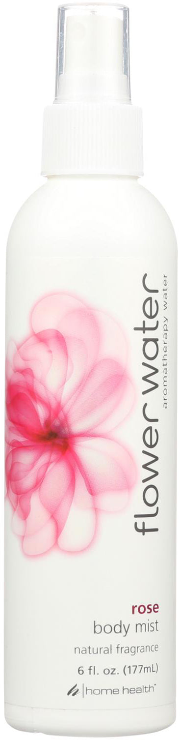 Flower Water Aromatherapy Water - Rose Body Mist, Natural Rose Fragrance, 6 Fl Oz (177 mL) Liquid , Brand_Home Health Form_Liquid Size_6 Fl Oz