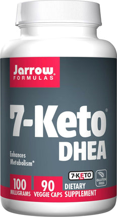 7-Keto DHEA, 100 mg, 90 Veggie Caps , 7-Keto Brand_Jarrow Formulas Potency_100 mg Size_90 Caps
