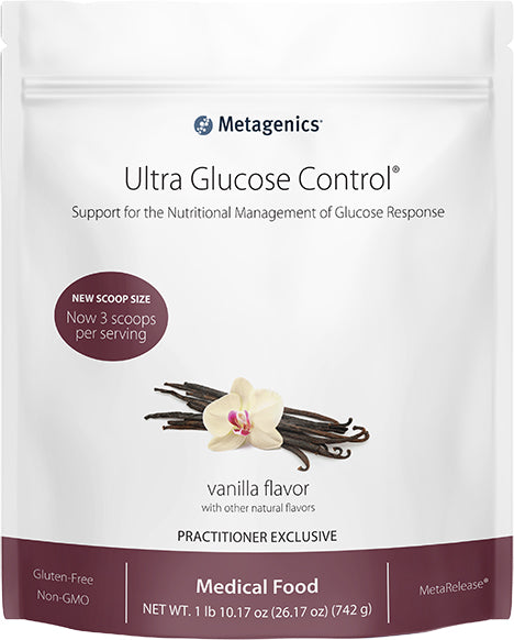 Ultra Glucose Control®, Vanilla Flavor, 26.17 Oz (742 g) Powder , Emersons