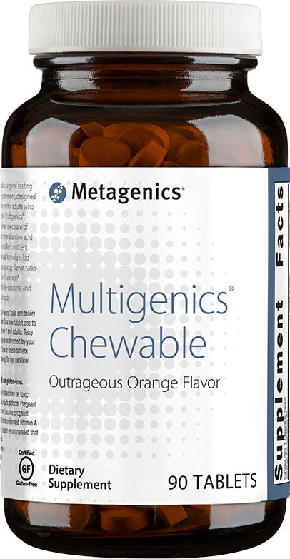 Multigenics® Chewable, Orange Flavor, 90 Tablets , Emersons Emersons-Alt
