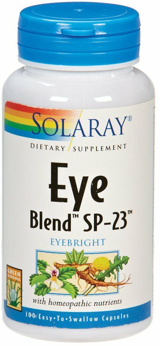 Eye Blend SP-23, 100 Vegetarian Capsules , Brand_Solaray Form_Vegetarian Capsules Size_100 Caps