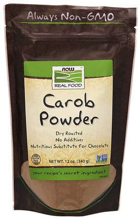 Carob Powder, Dry Roasted, 12 Oz Powder