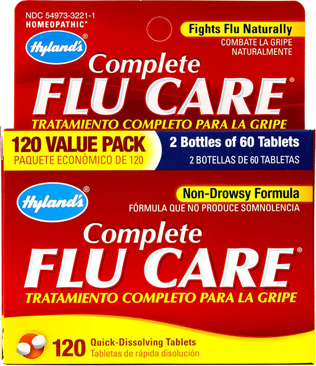 Complete Flu Care, 120 Tablets , Brand_Hyland's Homeopathic Form_Tablets Size_120 Tabs