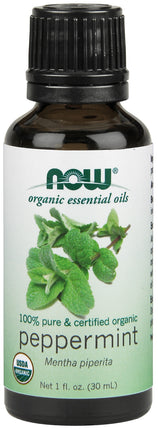 Peppermint Oil, Certified Organic, 1 oz.